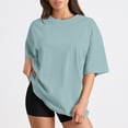 thumbnail image 6 of SUNBS Plus Size Tops for Women Workout T Shirts Short Sleeve Spring Tee Summer Clothes,Sizes S-3XL, 6 of 8