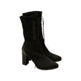 thumbnail image 2 of POROPL Mid Calf Boots for Women Lace Up Sock Shoes,Womens Boots Size 9, 2 of 7