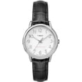 thumbnail image 2 of Women's Easy Reader Signature Black/White Watch, Leather Strap, 2 of 2