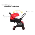 thumbnail image 3 of Carriola D Bebé D Bebé Lu Baby Reversible Camita Rojo Negro, 3 of 5