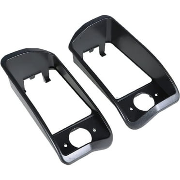 Labwork Golf Cart Black Headlight Bezels 1016880 1016879 Replacement for Club Car DS 1993-Up