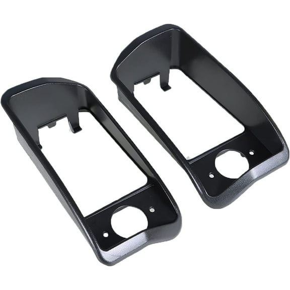 Labwork Golf Cart Black Headlight Bezels 1016880 1016879 Replacement for Club Car DS 1993-Up