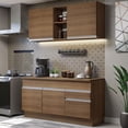 thumbnail image 2 of Cocina Integral 150cm Marrón Glamy MADESA 01, 2 of 5