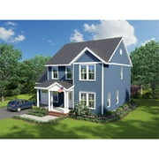 The House Designers: THD-1623 Builder-Ready Blueprints to Build an Affordable Two-Story Traditional House Plan with Crawlspace Foundation (5 Printed Sets)