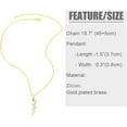 thumbnail image 6 of Rhinestone Snake Necklace Pendant Gold Heart Snake Necklace for Women Dainty Cubic Zircoinia Animal Serpent Cobra Pendant Fashion Neck Jewelry Gift, 6 of 6