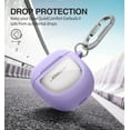 thumbnail image 4 of Suritch Protective Case for Bose QuietComfort Earbuds II 2022/QuietComfort Ultra 2023, with Carabiner, Purple, 4 of 6