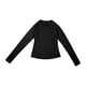 thumbnail image 4 of MHFRRA Camiseta de Yoga de Manga Larga Transpirable y Protectora para Mujer, Ideal para Correr y Hacer deporte. Negro, 4 of 6
