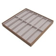 thumbnail image 3 of Sunglasses Storage Case, Open View Modern And Stylish Solid Wood Sunglasses Display Tray Durable  For Glasses Store 12 Grids, 3 of 8