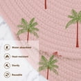 thumbnail image 3 of Trivets for Hot Dishes 15 Inches Hot Pads 3 Pcs Heat Resistant Mats for Countertop Polyester Cord Braiding Durable and Absorbent，Applicable to Kitchen Decor High Detail, 3 of 6