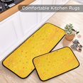thumbnail image 5 of 2-Piece Kitchen Rugs Set Non-Slip Mats Carpet Floor for Kitchen, Bathroom (19.7"x27.6" & 19.7"x47.2") Confetti and Stars Scattered, 5 of 7
