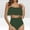 Green, variant on Womens Shorts Bikini Sets Women's Ruffled Bikini Swimsuit Set