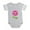 Heather Gray, variant on CafePress - Little Sis - Cute Infant Baby Football Bodysuit