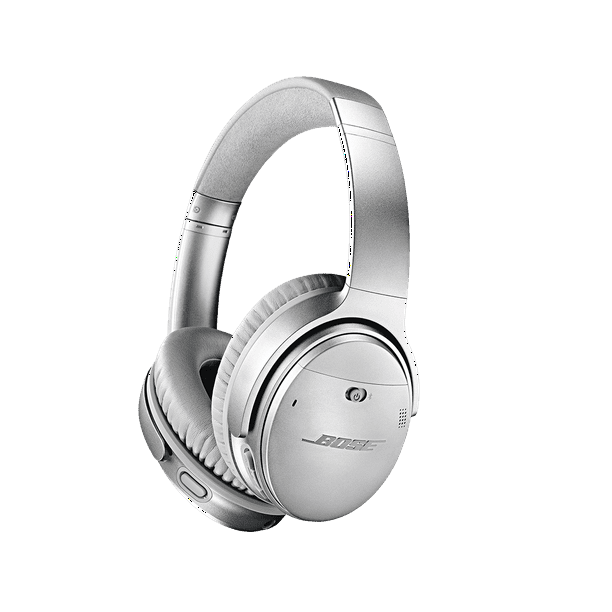 Bonus Vedhæft til ven Bose QuietComfort 35 Noise Cancelling Bluetooth Over-Ear Headphones, Silver  - Walmart.com