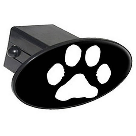 Paw Print White On Black 2