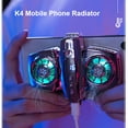 thumbnail image 3 of K4 Mobile Phone Cooler Radiator Semiconductor Dual Cooling Temperature Display Fan Radiator, 3 of 8