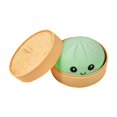 thumbnail image 3 of Bola de masa antiestrés para niños y adultos, bollo de masa suave y exprimible, relleno al vapor Verde, 3 of 9