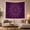Deep Purple Ring, variant on Mandala in Floral Filigree, Mystical Psychedelic for Meditation Enthusiasts, Ornamental Pattern Decor, Housewarming Gift, Tapestry Wall Hanging for Bedroom and Studio