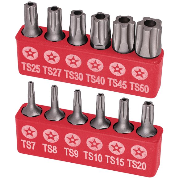 Juego de brocas RamPro Torx Plus de 5 puntos de seguridad a prueba de manipulaciones, 12 unidades