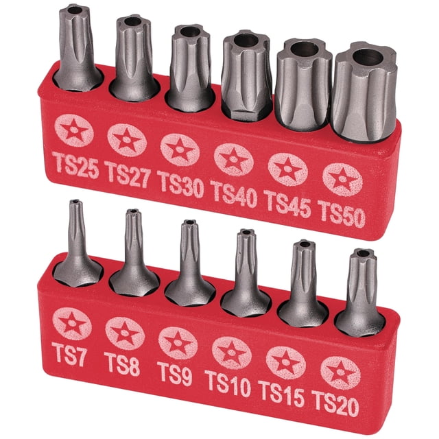 Juego de brocas RamPro Torx Plus de 5 puntos de seguridad a prueba de manipulaciones, 12 unidades