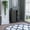 Espresso#1, variant on Kitchen Carts, Kitchen Cart Kryot, Single Door Cabinet, Four Casters, White Finish, White Kitchen Islands,Particle Board Metal Kitchen Carts, Furniture Dining Furniture Kitchen Islands & Carts