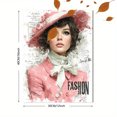 thumbnail image 3 of Pink Fashion Poster Canvas Art, Classic Fashion Quote Print, Women Style Home Wall Decor, 3 of 8