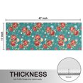 thumbnail image 5 of Kitchen Rugs Sets Of 2,Pioneer Flower Floral Print Pattern Anti Fatigue Kitchen Mat Rugs Non Slip Washable,Decorative Kitchen Floor Mats for Kitchen,Sink,Laundry,17"X47", 5 of 5