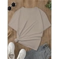 thumbnail image 4 of Womens Oversized T Shirts Loose Fit Crewneck Short Sleeve Tee Summer Tops for Women, 4 of 5