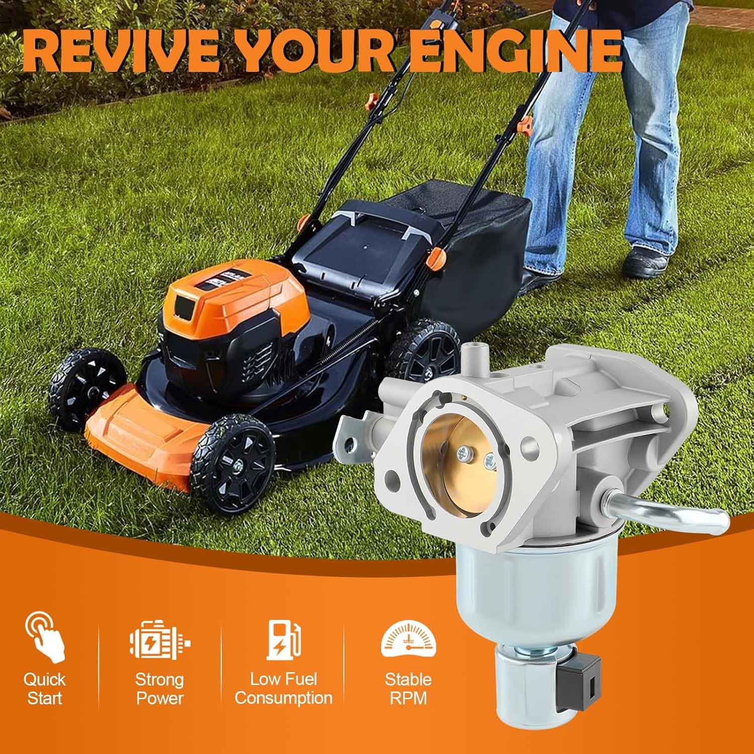 1685321-S Carburetor with Air Filter Tune Up Kit Compatible With Kohler 7000 Series 22HP 23HP 24HP 25HP 26 HP Engine Compatible With Kohler KT725 KT730 KT735 KT740 KT745 Lawn Mower Parts