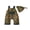 Army Green, variant on Cjfdfy Newborn Baby Boy Overalls And Hat Set Maple Leaf Print Sleeveless Jumpsuit With Pockets Suspender Pants For Toddler Cute Baby Boy Clothes Hunting Outfit Romper Hat Set Size 0-18 Months