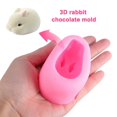 thumbnail image 4 of 3 Pcs Cartoon Rabbit Cake Molds Easter Bunny Fondant Cake Molds Mousse Candy Chocolate Silicone Baking Molds, 4 of 4
