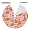 thumbnail image 2 of Yiaed Painting Peach Print Christmas Tree Skirt , Tree SkirtsTree Mat for Christmas Winter Holiday Indoor Decorations-36", 2 of 7