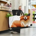 thumbnail image 6 of Pixel Dog Large Capacity Reusable Oxford Cloth Grocery Basket - Foldable Shopping Bag for Picnics & Shopping, 6 of 7
