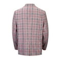 thumbnail image 4 of oqasdz Mens Blazer Casual Buckle Printed Fashion Soft Work formal Warm Business Wedding Party Banquet Coat Top,Size S, 4 of 9