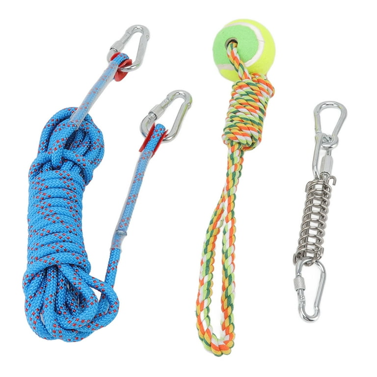 5PCS Spring Pole Dog Rope Toys, Tree Bungee Hanging Dog Toys, Indoor  Outdoor Dog Bungee Tug Interactive Exercise Toys, Pull & Tug of War Dog Toy  with