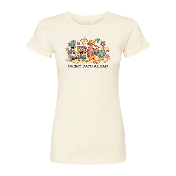 SpongeBob SquarePants - Sunny Days Ahead - Juniors Fitted Graphic T-Shirt