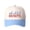 Sky Blue, variant on Red, white&BRUNETTE Letter Embroidered Color Block Trucker Hat Unisex Adjustable Cotton Breathable Fashion Cap for Travel Daily Wear