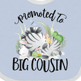 thumbnail image 4 of Inktastic Zebra Promoted to Big Cousin Boys or Girls Baby Bib, 4 of 4