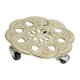 thumbnail image 5 of Soporte rodante para plantas, ideal para terraza, jardín, sala de estar, patio, interior y exterior, con ruedas. Blanco, 5 of 8