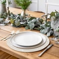 thumbnail image 2 of Nautical Anchor Round 15 Inch Placemats Set of 4, Vintage Coastal Rudder Farmhouse Beige HeatResistant Non Slip Place Mats for Dining Table, Wipeable Braided Kitchen Table Mats for Housewarming, 2 of 9