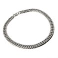 thumbnail image 1 of Cadena cubana de eslabones Yashi 24 pulgadas plata, 1 of 5