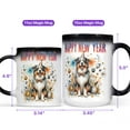 thumbnail image 4 of Happy New Year with Miniature American Shepherd Fireworks Holiday Xmas Winter 2025 Heat Color Changing Mug MAS Dog Lover Gifts Magic Coffee Mug - 00025, 4 of 4