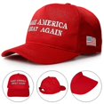 thumbnail image 3 of U.s.PresidentialElectionEmbroideredHatPrintedWithKeepMakeAmericaGreatAgainBaseballCapNew, 3 of 4