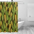 thumbnail image 2 of Honeii Corn 2 Print Shower Curtain 72x72in,Bathroom Curtain,Waterproof Fabric Shower Curtain Set with Hooks, 2 of 5