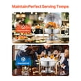 thumbnail image 3 of Juego de platos para buffet Hafing Dish VEVOR, 5 litros, paquete de 4 unidades, acero inoxidable dorado, 3 of 9