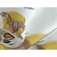 thumbnail image 4 of Ambesonne Sloth Quilted Bedspread Set 3 Pcs, Lazy Sloth Family Cartoon, King Size, Multicolor, 4 of 5