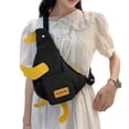 thumbnail image 6 of Women Crossbody Bag Lovely Daypack Adjustable Strap Duck Shaped Shoulder Bag Black, 6 of 9