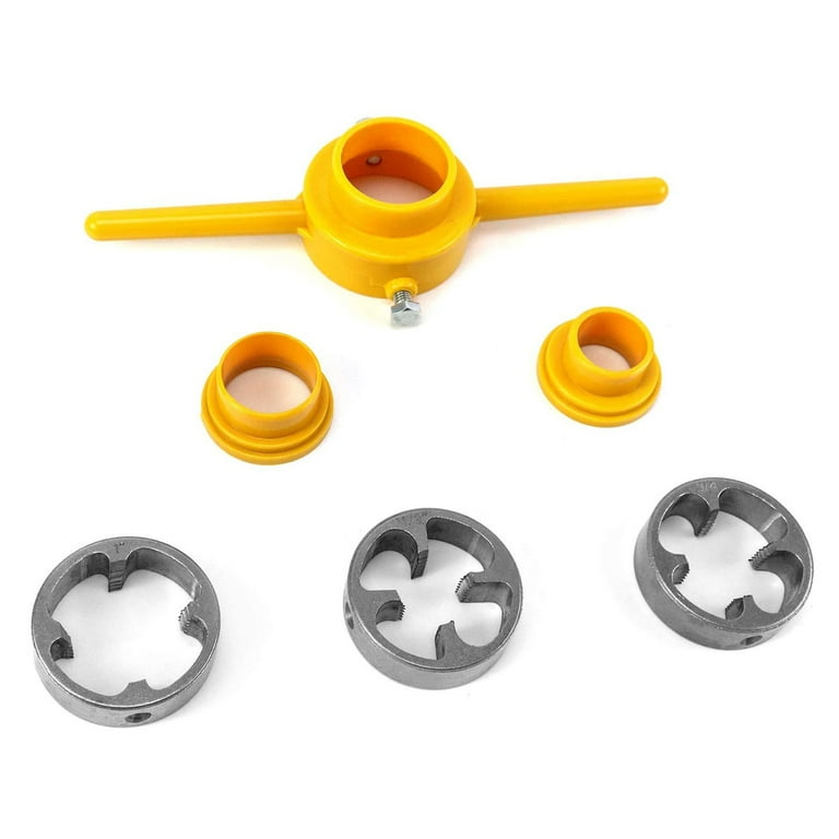 6 Pcs Manual Pipe Threader Powerful 1 2 3 4 1Inch Plumbing PVC Thread Tool Maker Walmart