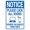 Warning Sign 2, variant on Please Lift Plow Blade Here Thank You Sign NO.8374 - 8"x12" Metal Tin Sign, Clear Warning Decor for Home & Business Construction