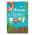 thumbnail image 1 of Swimming Pool Metal Sign Decor Pool Gifts For Pool Summer Garden Outdoor Decorations, 1 of 3
