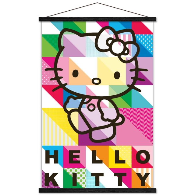 Hello Kitty - Patterns Wall Poster, 22.375" x 34"